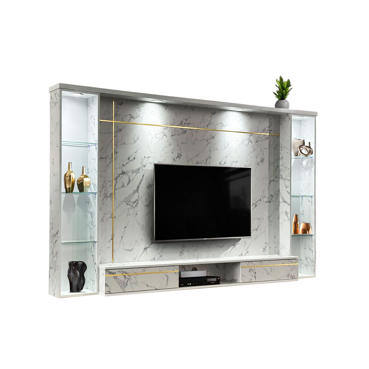 JENI 8Ft Hanging Tv Cabinet