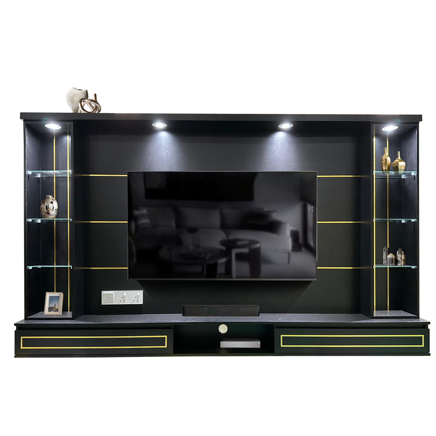 ZINI 8Ft Hanging Tv cabinet