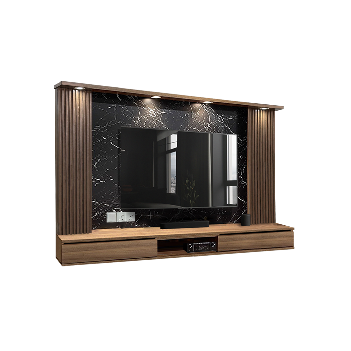 NIVA 8Ft Hanging Tv cabinet