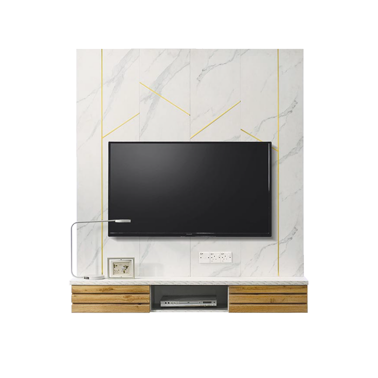 LEVO 6Ft Hanging Tv cabinet