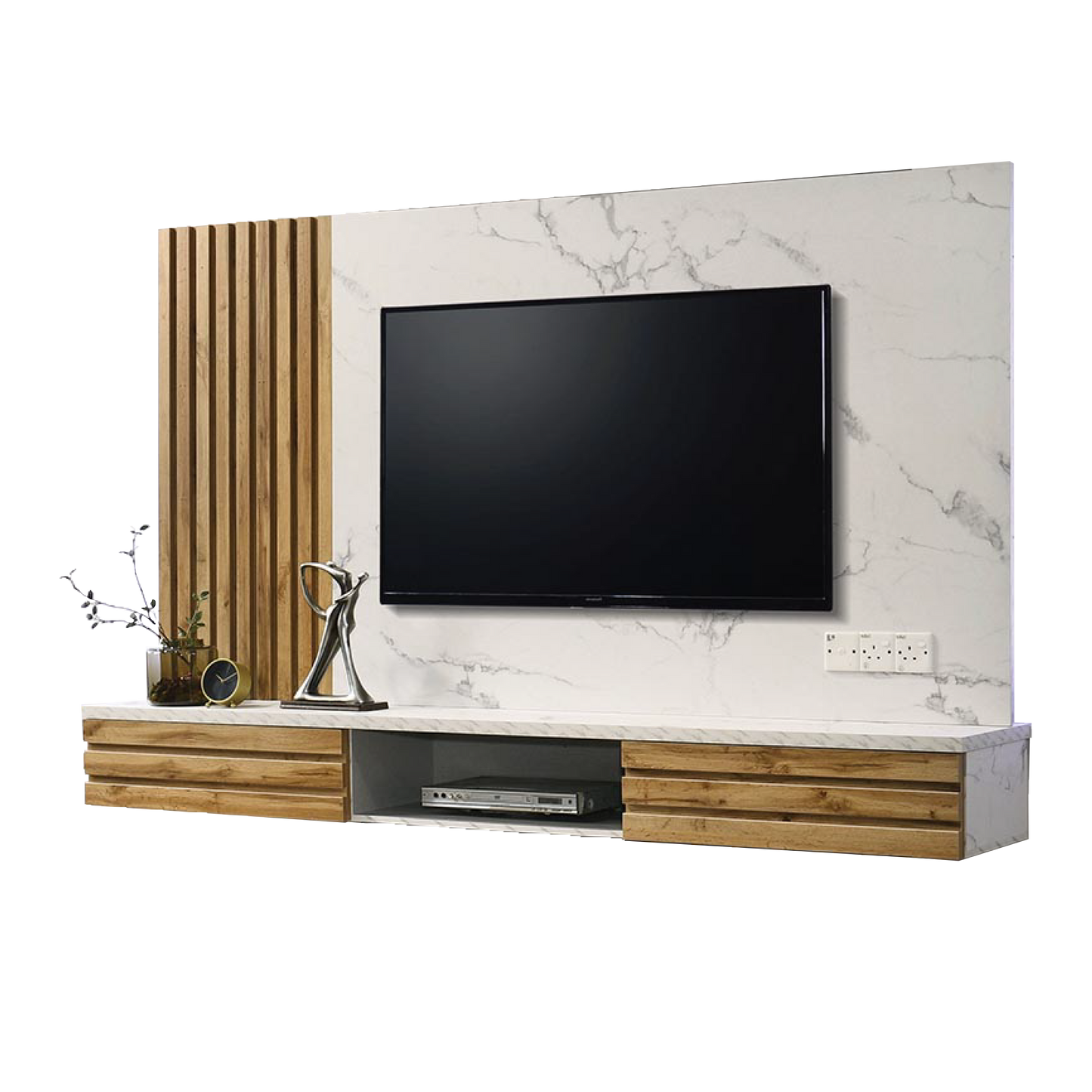 LUNI 8Ft Hanging Tv cabinet