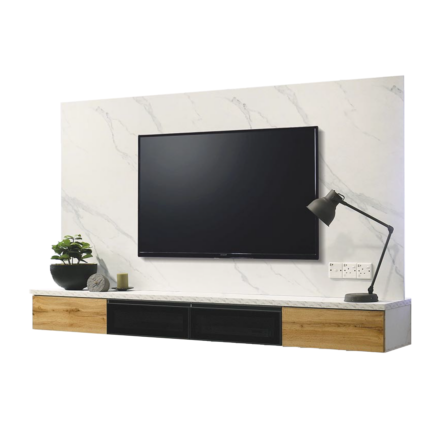 CUBA 8Ft Hanging Tv cabinet