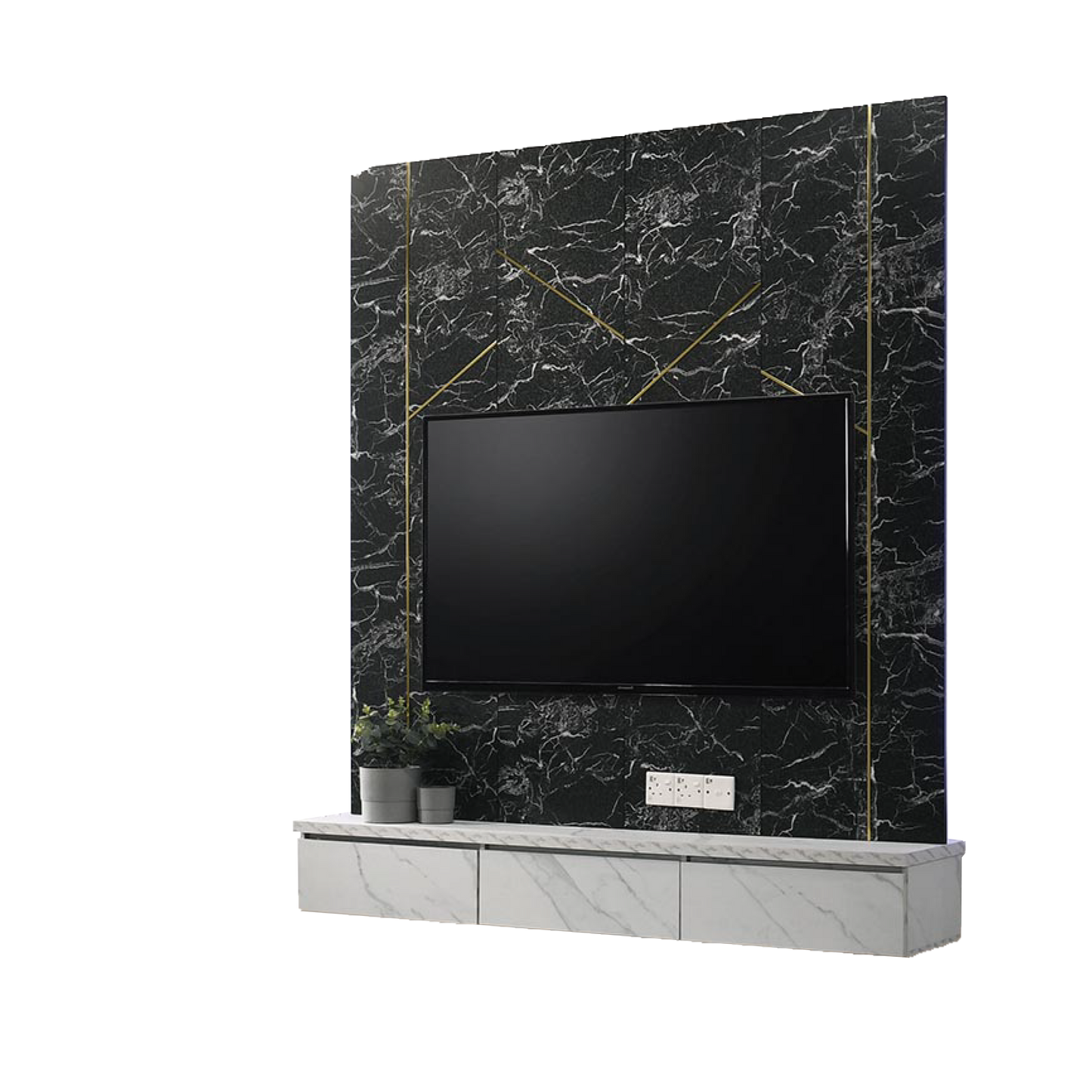 BLLY 6Ft Hanging Tv cabinet