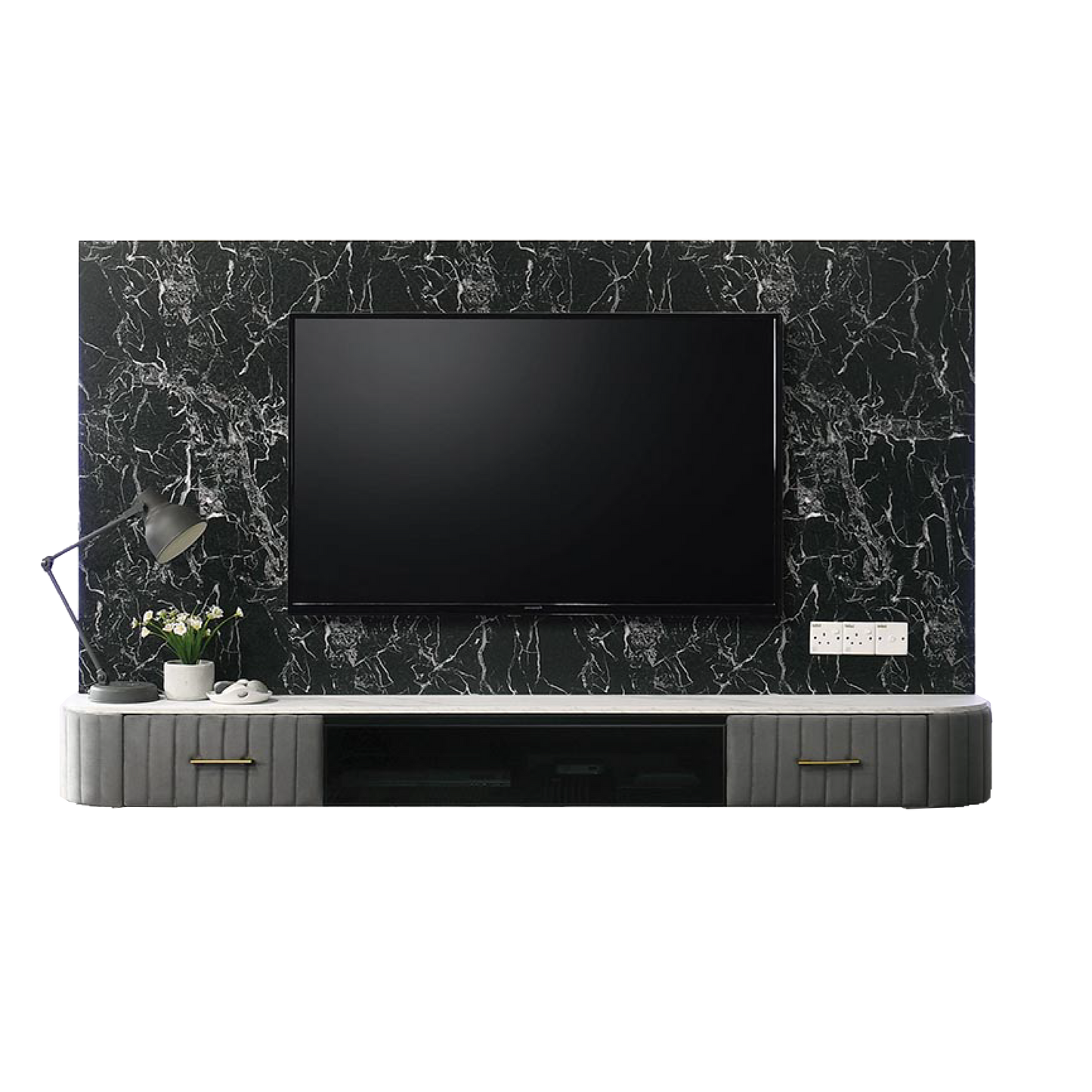 BILANO 8Ft Hanging Tv cabinet