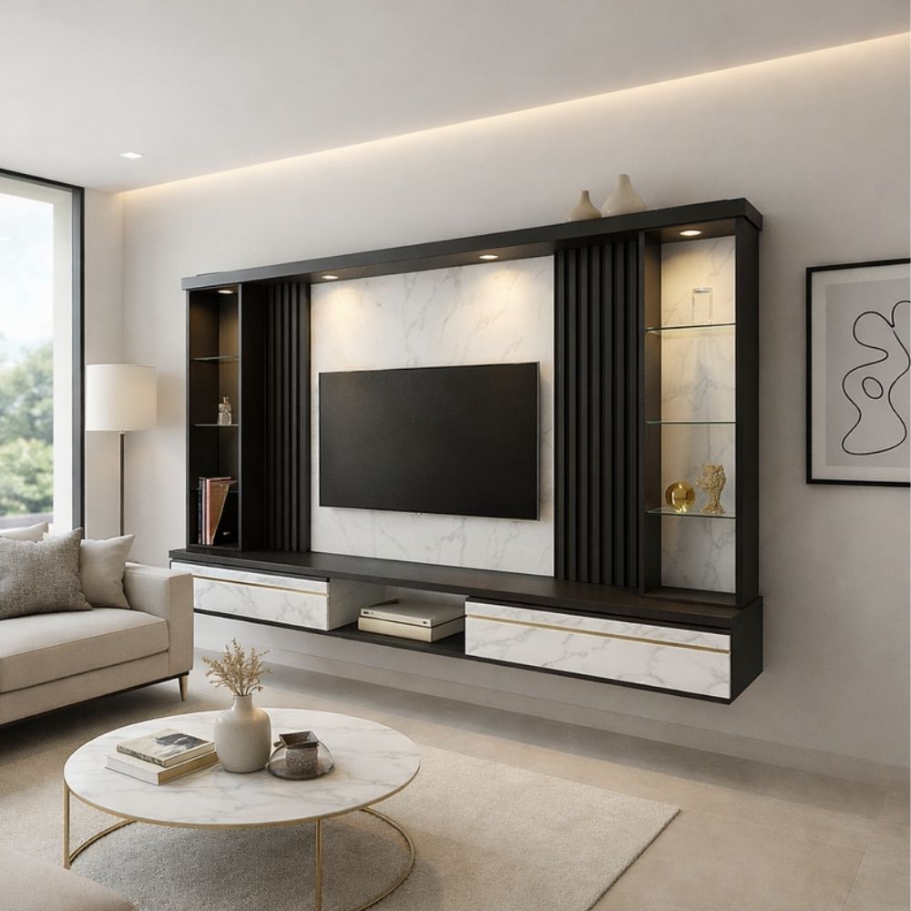 OMEGA 8FT Hanging Tv cabinet (NEW!)