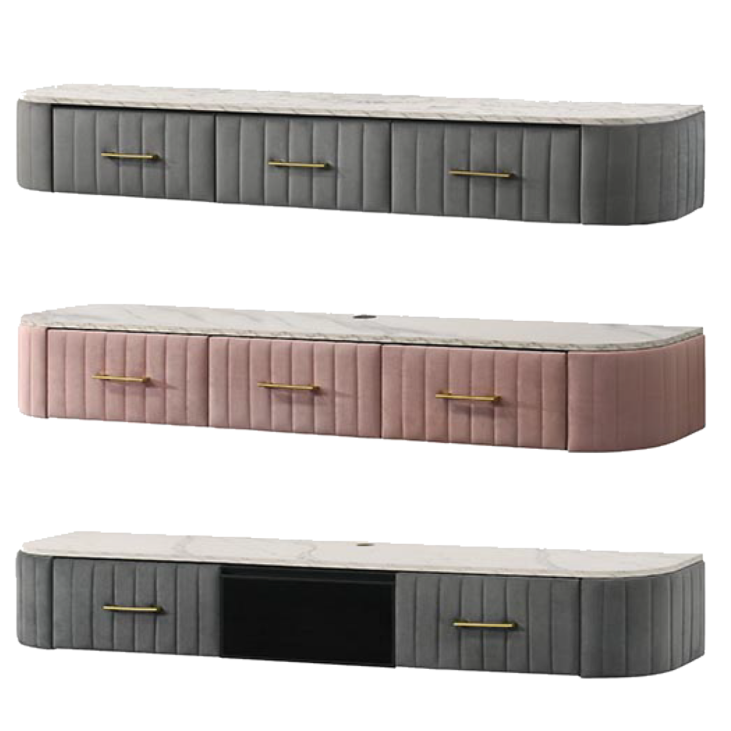 MONA 6Ft Hanging Tv cabinet