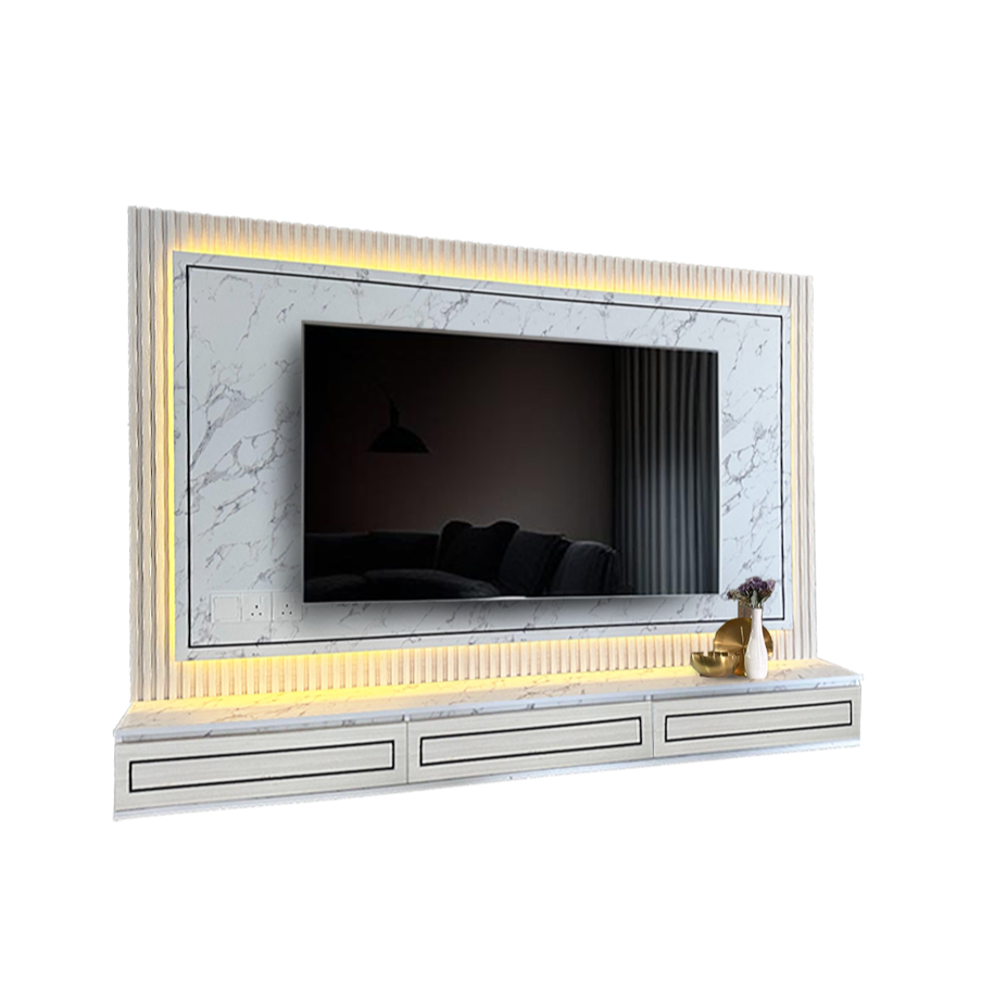 MONZA 8Ft Hanging Tv cabinet